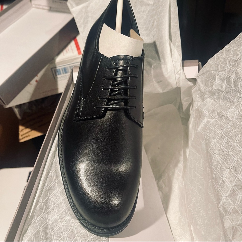 Urban Outfitters VAGABOND SHOEMAKER Women's Black Amina Leather Oxford Shoes - Picture 5 of 6